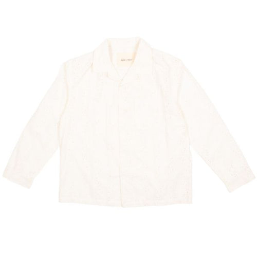 Bram's Fruit Broderie Overhemd Off White