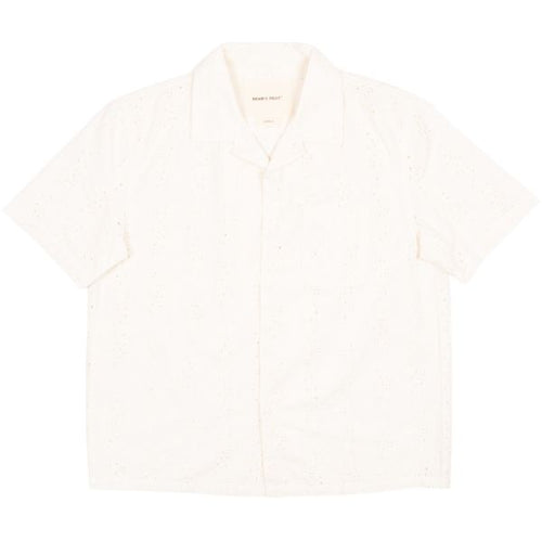 Bram's Fruit Broderie Overhemd Off White