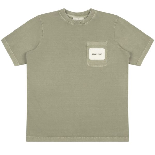 Bram’s Fruit Chest Pocket T-shirt Licht Groen