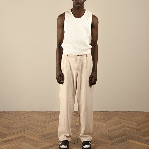Bram's Fruit Core Twill Broek Beige