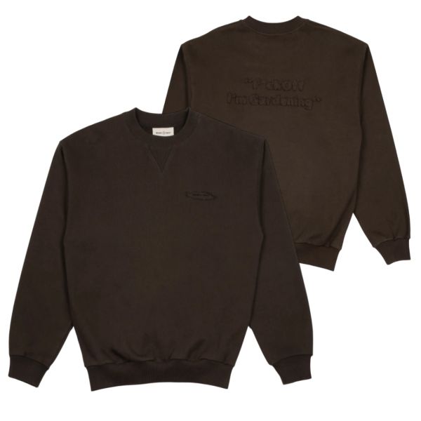 Bram's Fruit Cut & Sew Gardening Sweater Antraciet