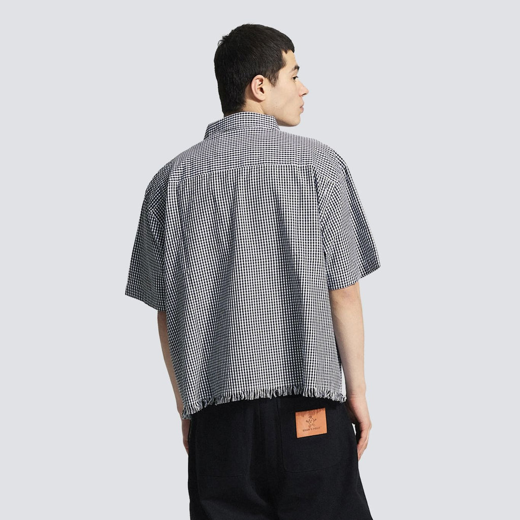 Bram's Fruit Distressed Farmer's Overhemd Zwart
