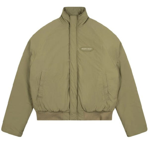 Bram's Fruit Emblem Patch Padded Jas Groen