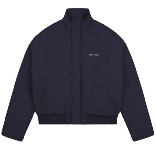 Bram's Fruit Emblem Patch Padded Jas Navy