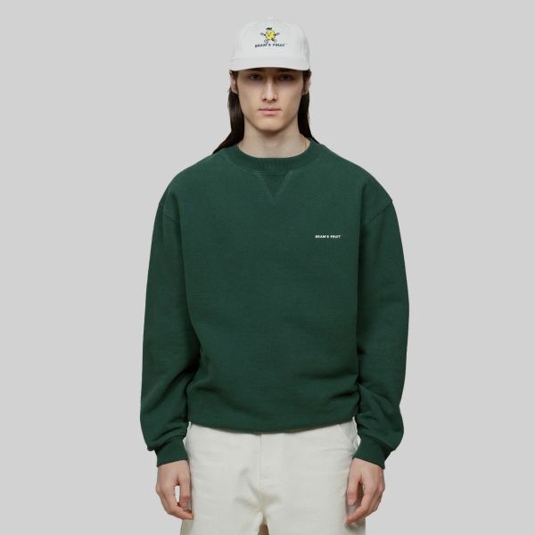 Bram's Fruit Eyelet Sweater Donker Groen