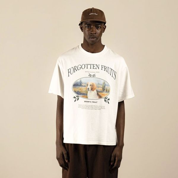 Bram's Fruit Forgotten Fruits Beagle T-shirt Wit