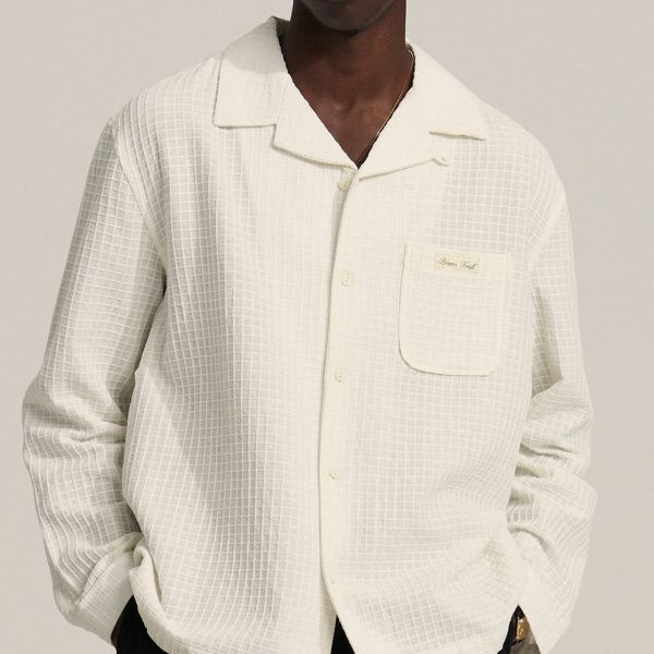 Bram's Fruit Fruit Fabric Overshirt Wit