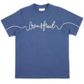 Bram's Fruit Garden Hose Chain Stitch T-shirt Blauw
