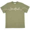 Bram's Fruit Garden Hose Chain Stitch T-shirt Licht Groen
