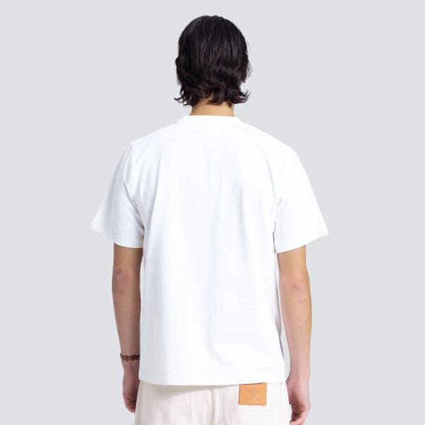 Bram's Fruit Garden Hose Chain Stitch T-shirt Wit