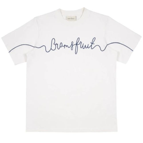 Bram's Fruit Garden Hose Chain Stitch T-shirt Wit