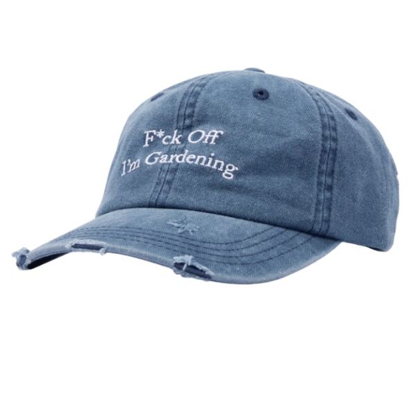 Bram's Fruit Gardening Distressed Cap Blauw