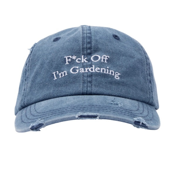 Bram's Fruit Gardening Distressed Cap Blauw