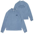 Bram's Fruit Gardening Distressed Longsleeve T-shirt Blauw