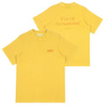 Bram's Fruit Gardening Distressed T-shirt Geel