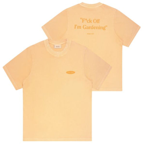 Bram’s Fruit Gardening Distressed T-shirt Oranje