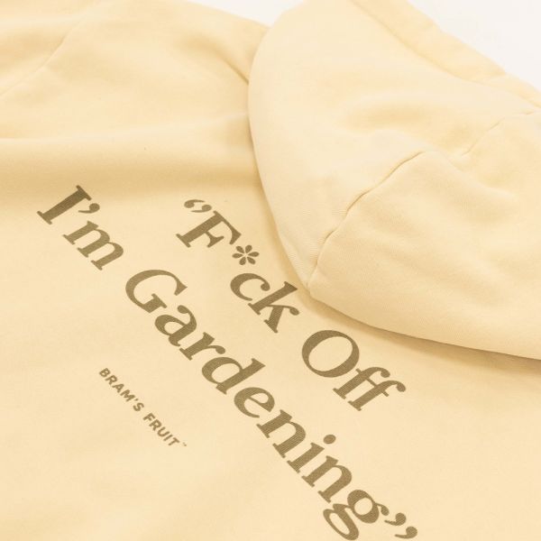 Bram's Fruit Gardening Hoodie Beige