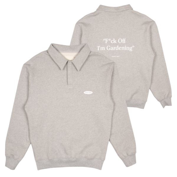 Bram's Fruit Gardening Polo Sweater Grijs