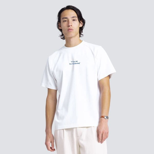 Bram's Fruit Gardening Raglan T-shirt Wit