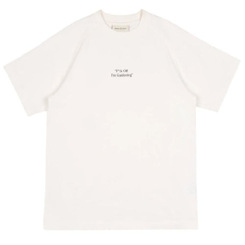 Bram's Fruit Gardening Raglan T-shirt Wit