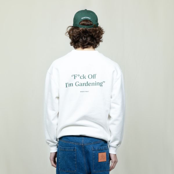 Bram's Fruit Gardening Sweater Wit
