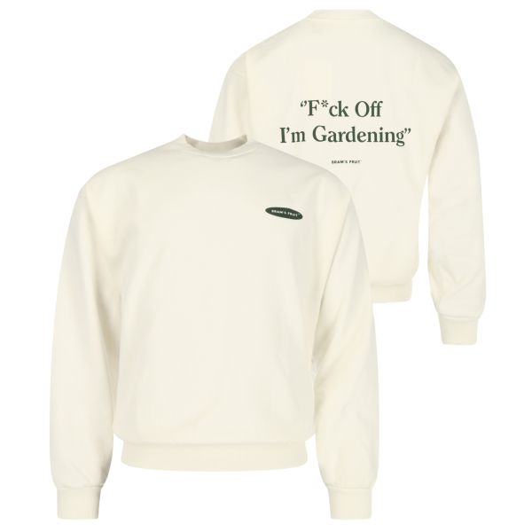 Bram's Fruit Gardening Sweater Wit