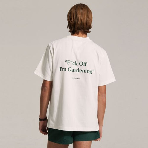 Bram's Fruit Gardening T-shirt Wit