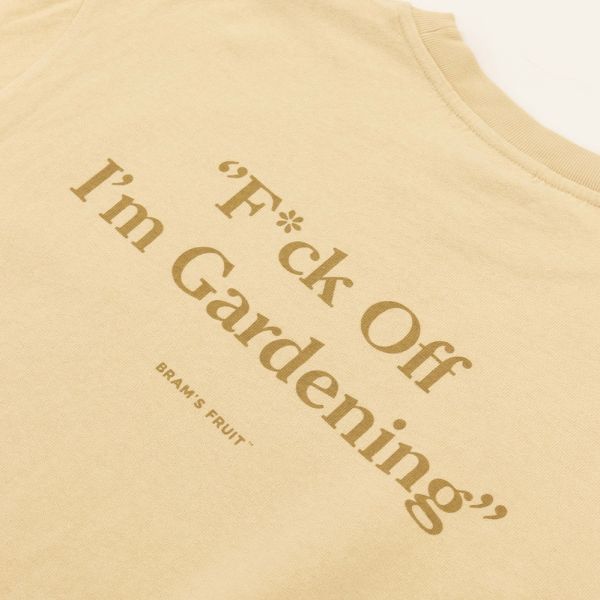 Bram's Fruit Gardening T-shirt Beige
