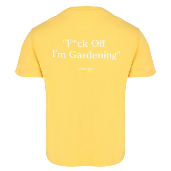 Bram’s Fruit Gardening T-shirt Geel