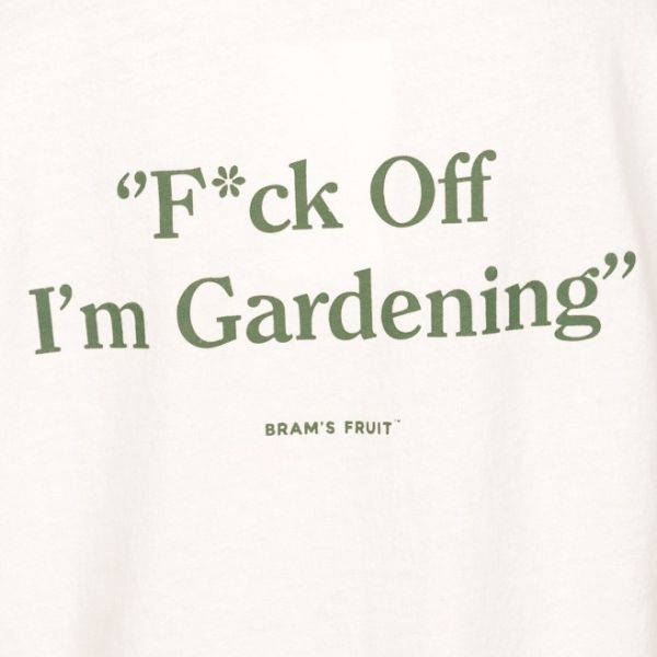 Bram's Fruit Gardening T-shirt Wit