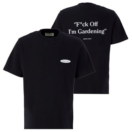 Bram's Fruit Gardening T-shirt Zwart