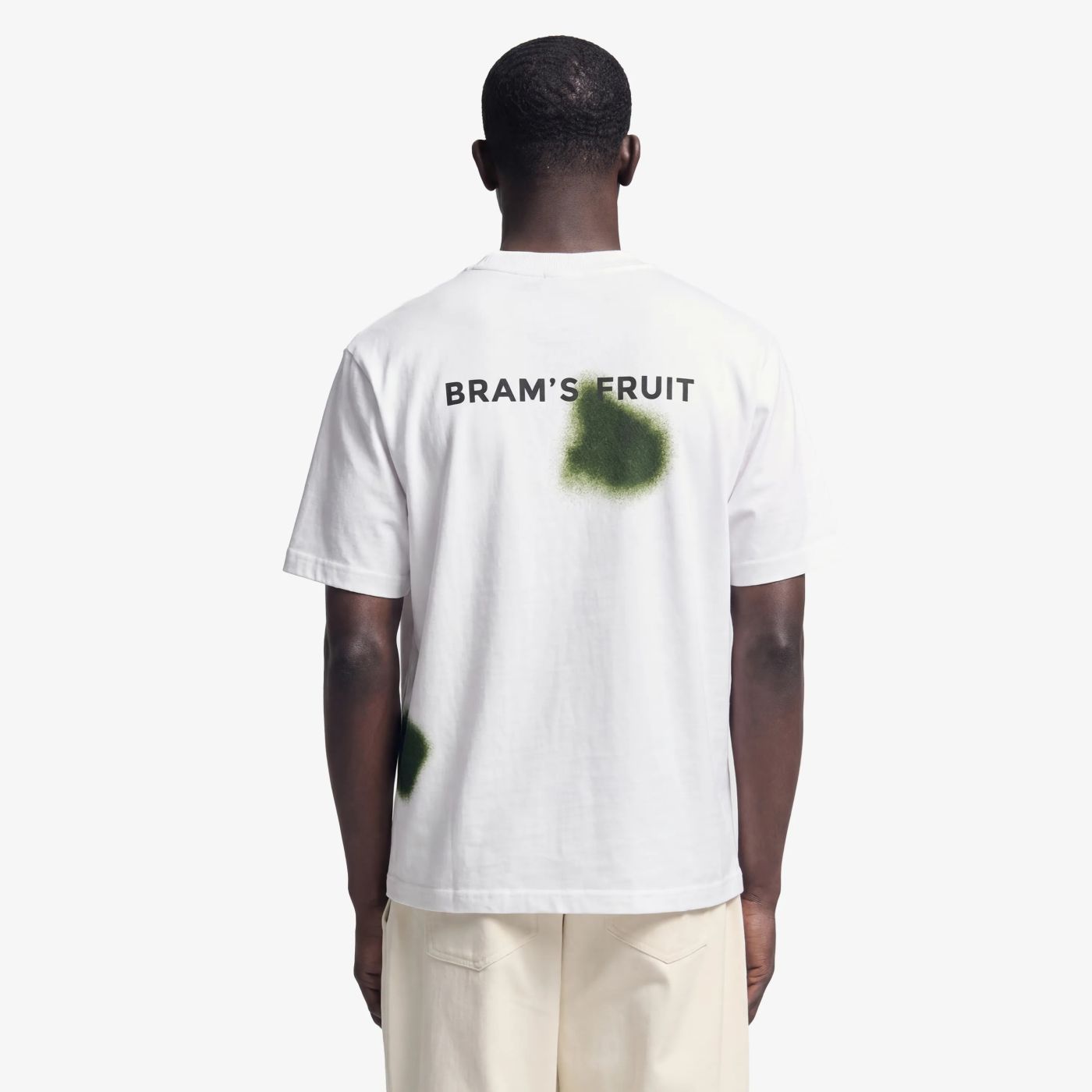 Bram’s Fruit Grass Stain T-shirt Wit
