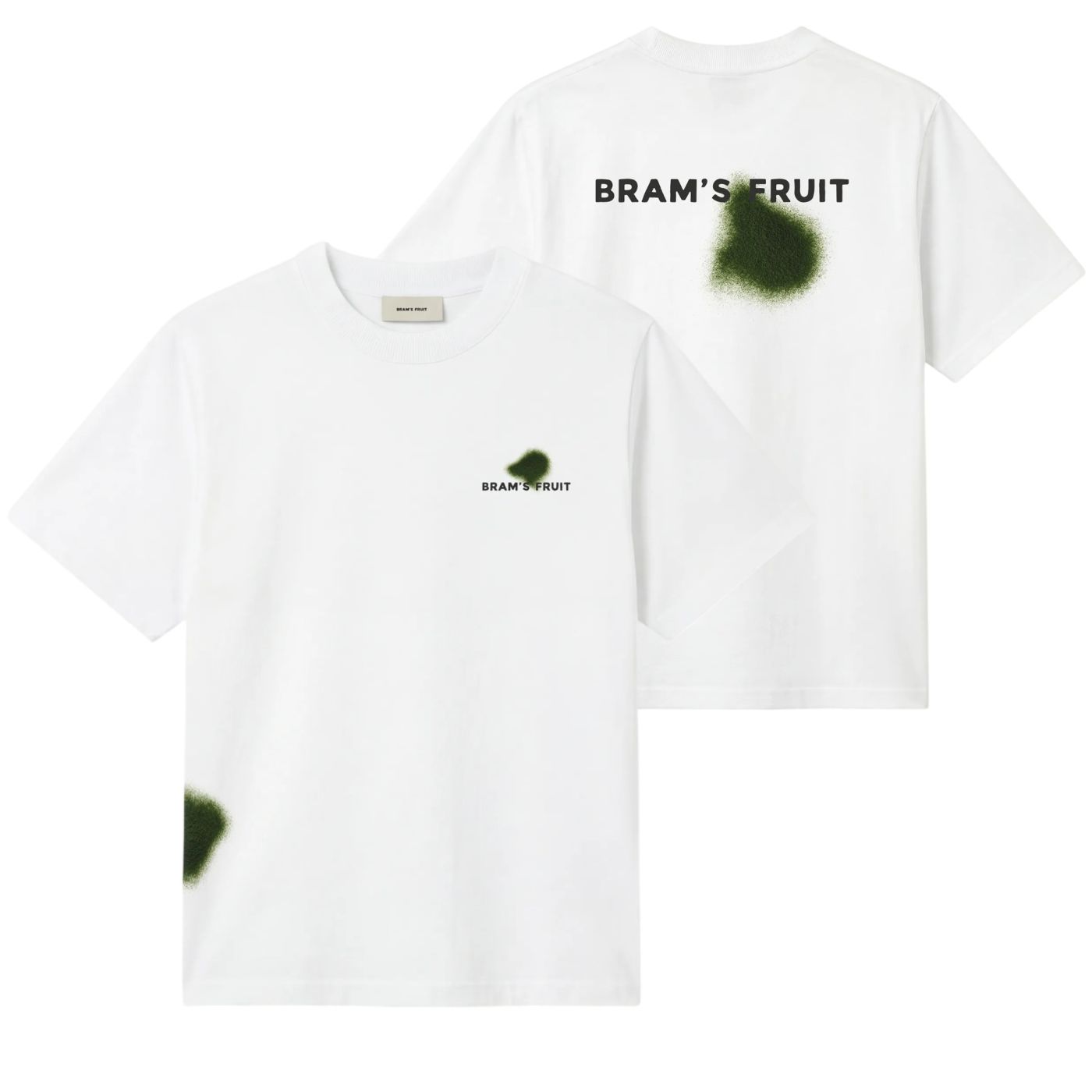 Bram’s Fruit Grass Stain T-shirt Wit