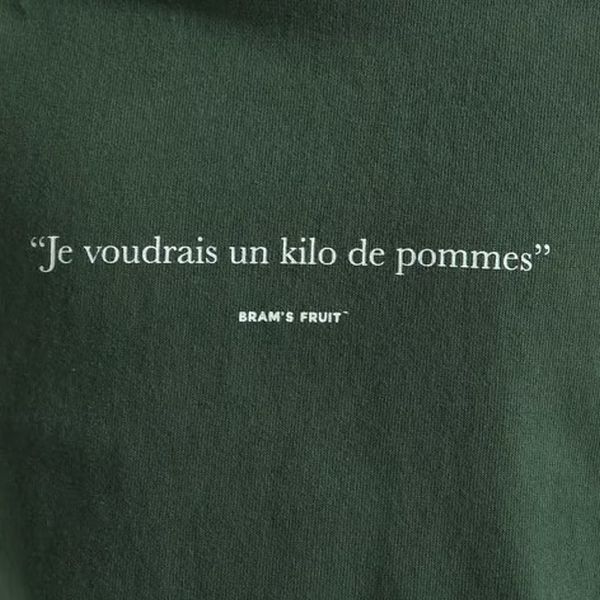 Bram's Fruit Je Voudrais T-shirt Donker Groen
