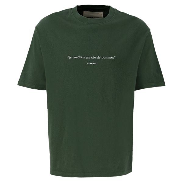Bram's Fruit Je Voudrais T-shirt Donker Groen