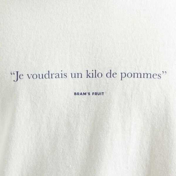 Bram's Fruit Je Voudrais T-shirt Wit