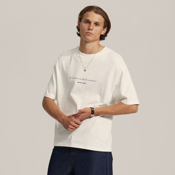 Bram’s Fruit Je Voudrais T-shirt Wit
