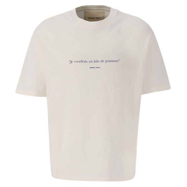 Bram's Fruit Je Voudrais T-shirt Wit
