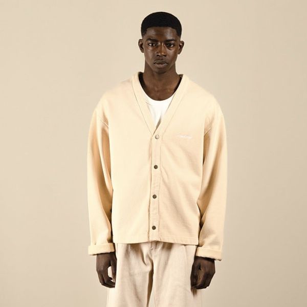 Bram's Fruit Jersey Cardigan Beige