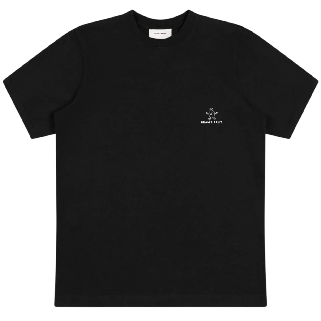Bram’s Fruit Lemon Outline T-shirt Zwart