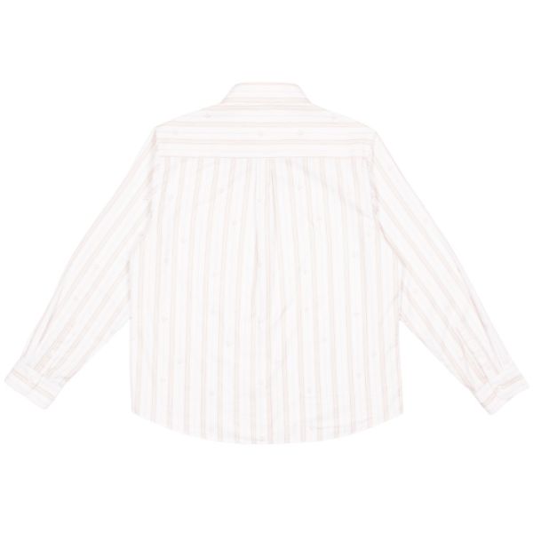 Bram's Fruit Lemon Pattern Overhemd Wit/Beige