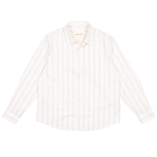 Bram's Fruit Lemon Pattern Overhemd Wit/Beige