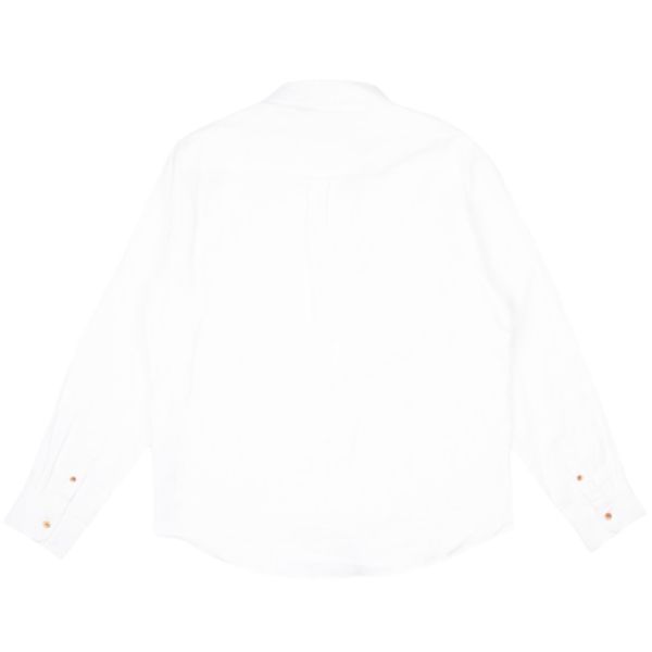 Bram's Fruit Linen Overhemd Off White