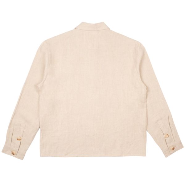 Bram's Fruit Linen Overshirt Beige