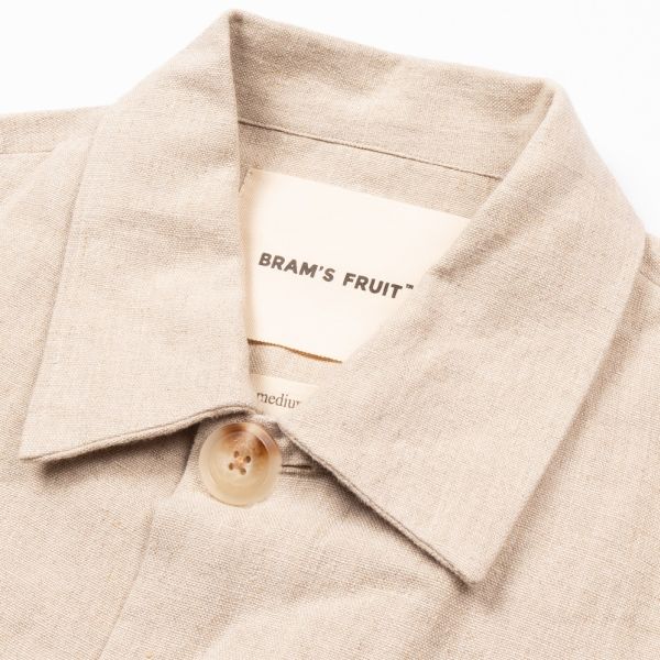Bram's Fruit Linen Overshirt Beige