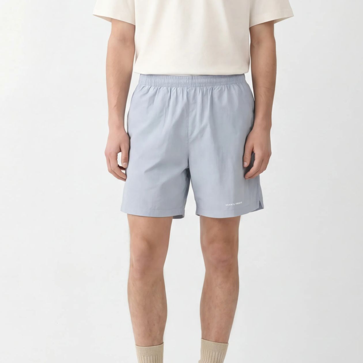 Bram’s Fruit Logo Korte Broek Licht Blauw