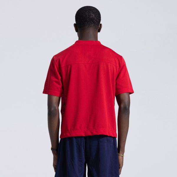 Bram's Fruit Mesh Soccer T-shirt Rood