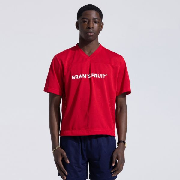 Bram's Fruit Mesh Soccer T-shirt Rood