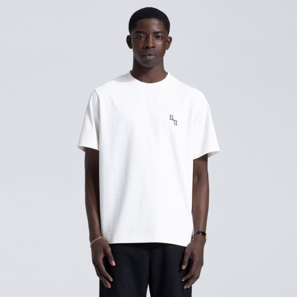 Bram’s Fruit Monogram T-shirt Wit