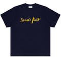Bram’s Fruit Mum's Script Logo T-shirt Navy